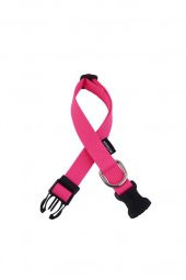 Actirex Neon Yumuşak Doku Ayarlanabilir Köpek Boyun Tasma Pink 35-58cm - 1