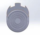 Byr VW 72-79 Beetle Koltuk Backrest Düğümü (Sadece Plastik Aparattır!!!) 3D - 3