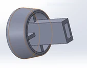 Byr VW Beetle 67-72 Koltuk Backrest Düğmesi (Sadece Plastik Aparattır!!!) 3D - 2