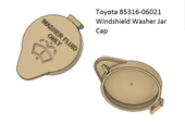 Byr Toyota Parça No.: 85316-06021 ÖN CAM YIKAMA KAVANOZU KAPAĞI (Sadece Plastik Aparattır!!!) 3D - 2