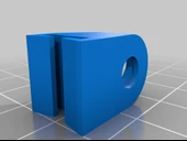 Byr Sıralı kehribar LED dönüş sinyal braketi (alternatif) (Plastik Aparattır!!!) 3D - 3