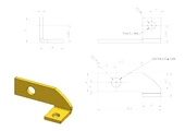 Byr UNIMOG 404 Gösterge Tablosu Açma/Kapalı Anahtarı (Sadece Plastik Aparattır!!!) 3D - 2
