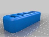 Byr Dashstick - USB Bellek Çubuğu Gösterge Tablosu Bankası 5 Yuva (Sadece Plastik Aparattır!!!) 3D - 2