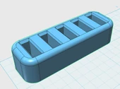 Byr Dashstick - USB Bellek Çubuğu Gösterge Tablosu Bankası 5 Yuva (Sadece Plastik Aparattır!!!) 3D - 3