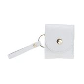 Apple AirPods 2.nesil Uyumlu Deri Kılıf Mai Snap F3 Beyaz - 2