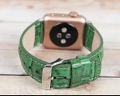 Apple Watch Uyumlu Deri Kordon 42-44-45mm Croco YK04 - 2
