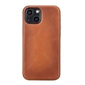 Apple iPhone 13 Uyumlu Deri Arka Kapak ROCK RST2EF Taba - 2