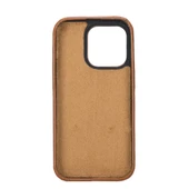 Apple iPhone 14 Pro Uyumlu Deri Arka Kapak ROCK RST2EF - 2