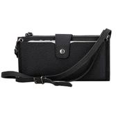 Lozan Strap 6.5 inch Uyumlu Deri Kartlıklı Kılıf ERC1 Siyah - 1