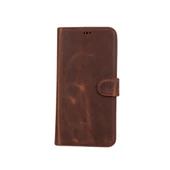 Apple iPhone 11 Pro Max Uyumlu Deri Cüzdanlı Kılıf RFID G2 Kahve - 2