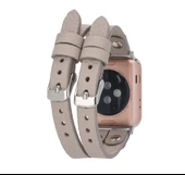 Apple Watch Uyumlu Deri Kordon Ely Double Tour ST ERC3 - 2