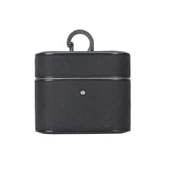 Casquet Apple AirPods 3.nesil Uyumlu Deri Kılıf G1 Siyah - 1