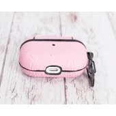 Apple AirPods Pro Uyumlu Deri Kılıf Juni NU2 Pembe - 5