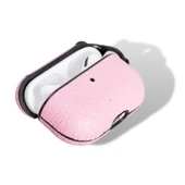 Apple AirPods Pro Uyumlu Deri Kılıf Juni NU2 Pembe - 6