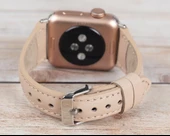 Apple Watch Uyumlu Deri Kordon 42-44-45mm Slim NU1 - 2