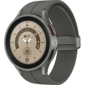 Samsung  Galaxy Watch 5 Pro Akıllı Saat Gri 45mm SM-R920NZTATUR (Samsung Türkiye Garantili) - 1