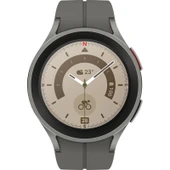 Samsung  Galaxy Watch 5 Pro Akıllı Saat Gri 45mm SM-R920NZTATUR (Samsung Türkiye Garantili) - 3