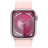 Apple  Watch Seri 9 Gps 41MM Pembe Alüminyum Kasa Spor Loop MR953TU/A thumbnail 2