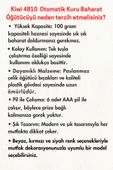 Kiwi Pilli Seramik Otomatik Ayarlanabilir Tuz Karabiber Değirmeni Kuru Baharat Öğütücü (HEDİYELİK) - 7