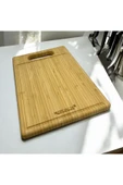 ADIM EBATLAMA Bambu Kesme Tahtası Dikdörtgen Su Oluklu 30x24 thumbnail 3