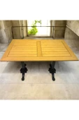 ADIM EBATLAMA CAFE MASA BAMBU  ahşap yemek masası 120 X 70 thumbnail 3