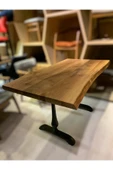 ADIM EBATLAMA Cafe Masa Ahşap Kütük Masa - 7