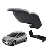 Fiat Grande Punto 2007 Delmesiz Çelik Ayaklı Siyah Kolçak Kol Dayama - 1