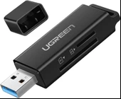 Ugreen USB 3.0 Sd ve Micro Sd Kart Okuyucu - Siyah Outlet - 1