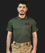 TAKTİKAL TİŞÖRT YAKALI HAKİ - 1