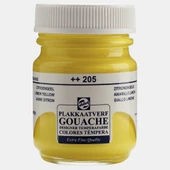 Talens Guaj Boya 16 ML Lemon Yellow (Limon Sarısı) 205-10 LU - 1