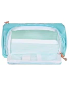 Kaukko Sparkle Plump Turkuaz Kalem Çantası K2546 - 3