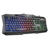 Rampage KM-404 ARGENTI Rainbow Aydınlatmalı USB Gaming Combo Q Klavye + Kulaklık + Mouse + Mousepad - 2