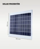 120W  Solar Projektör IP67 Beyaz Işık (Su Geçirmez - Dış Mekan) - 4