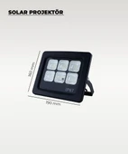 60W  Solar Projektör IP67 Beyaz Işık (Su Geçirmez - Dış Mekan) - 3