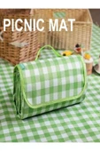 ribac Pinteres Piknik Örtüsü 200x150 cm Su Geçirmez Çift Katlı Kamp ve Plaj Örtüsü - 2