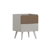 Milano 2 Çekmeceli Komodin - Vizon/Zebra 50x62x44 cm - 3