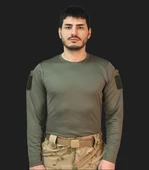 TAKTİKAL TİŞÖRT UZUNKOL HAKİ - 1
