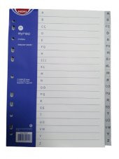 Plastik Seperatör A dan Z Alfabe Harf Ayraç Aylar A4 6 Adet - 2