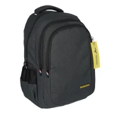 Relaxion Su Geçirmez Çok Gözlü Okul Sırt Çantası Siyah 5054 - 1