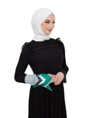 Filistin Bayrak Renkleri Çerçeveli Filistin Kefiye Desenli  Küçük Fular 45*45 Unisex S100029 - 3