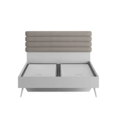Milano Çift Kişilik Karyola - Vizon/Zebra 166x120x205 cm - 5