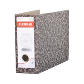 Alemdar Telgraf Klasör Karton Geniş Siyah ( 5 li ) - 1