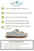 ROY JONES 3001 BEYAZ TOKALI COMFORT CASUAL ANATOMİK DOLGU TABAN TERLİK - 8