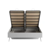 Milano Çift Kişilik Karyola - Vizon/Zebra 166x120x205 cm - 7
