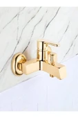 Kare Banyo Stil Mix Gold Banyo Bataryası - 1