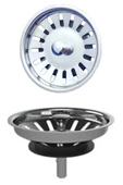 YILDIRIMGROUP Çöpmak Lavabo Evye Süzgeci Lavabo Gider Süzgeci Genişlik 8 Cm Paslanmaz Çelik (SİFON SÜZGECİ) - 1