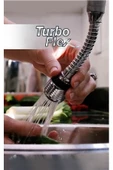 Tiger Turbo Flex Plastik Hortumlu Esnek Ayarlanabilir Musluk Başlığı 2 Aşamalı - 4