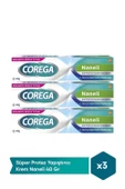 Corega Süper Protez Yapıştırıcı Krem Naneli 40gr x 3 Adet - 1
