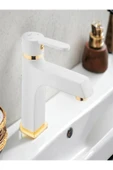 Kare Banyo Stil Mix Lavabo Bataryası Beyaz - 2