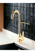 Kare Banyo Stil Mix Gold Eviye Bataryası (Uzun Borulu) - 2